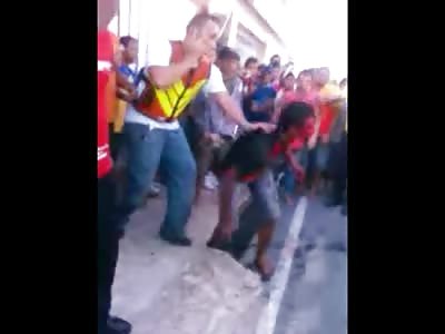 Thief was Given Some Mob Justice after Failed Robbery of Elderly Man