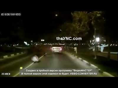 Drunken Biker with No Helmet