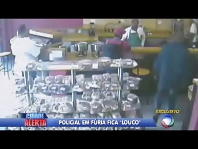 HUMILIATION: Cop on a Power Trip Forces man to Kiss the Feet of his Employees