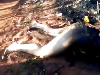 The Burning Woman...Naked Woman still Smoldering 