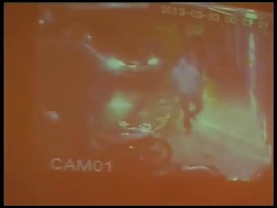 Security Cameras Capture Brutal Machete Attack and Murder