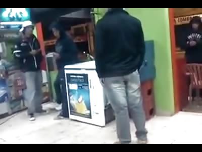 A Drunk Police Officer Murders a Defenseless Man Point Blank with a Pistol Shot to the Chest in Cold Blood