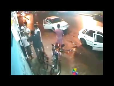 Man in a Bowling Shirt is Shot to Death with one Fatal Shot to the Forehead Point Blank