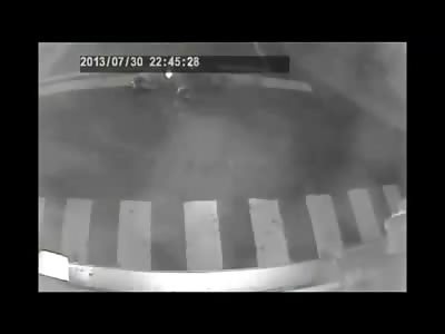 Drunk Scooter Driver Crashes into Back of Truck