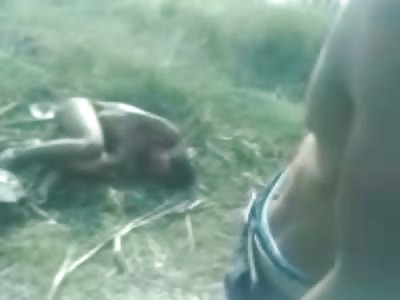 Trying to Smash a Mans Skull with a Helmet