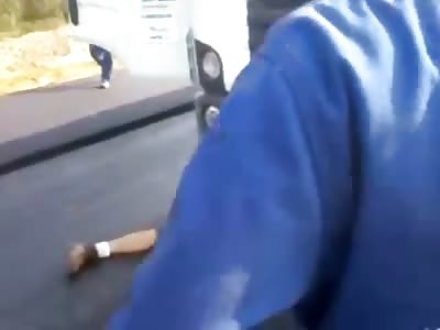 OUCH: Man is Split down the Middle