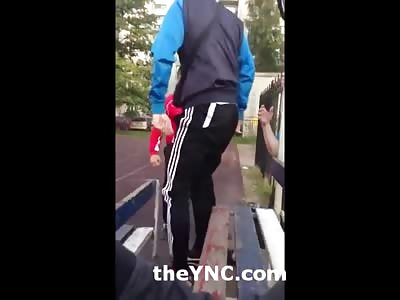 Aggressive Kid ends up KO'd when messing with the Wrong Kid