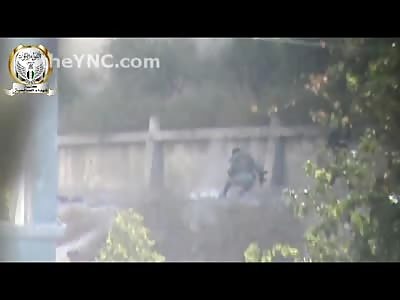 Terrible Sniper Misses his Target a Few Times before getting it Done  