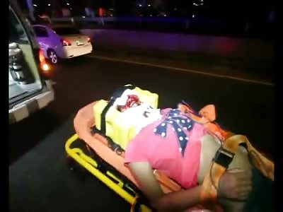 Girl Survives Brutal Accident that Crushed the rest of her Family against a Guardrail