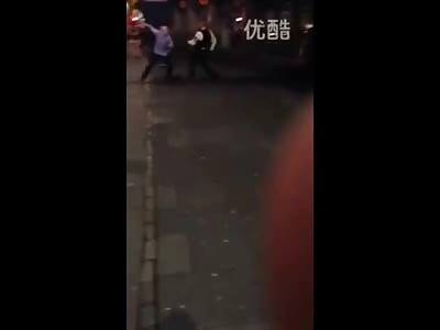 Fight ends rather Quickly WWE Style