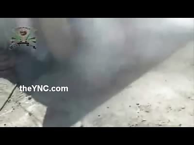 OVERKILL: Man Placed in-front of Wall and Executed by Too Many bullets to Count