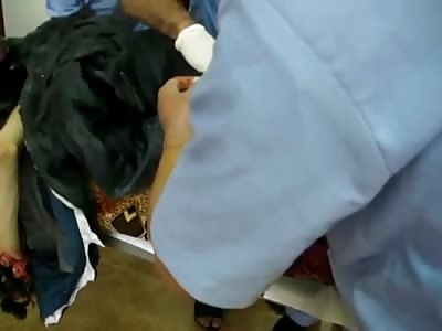 Man Alive on Hospital Bed Twisted in Half Fighting for his Life