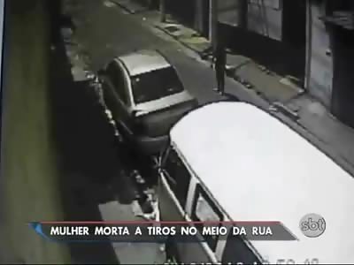 Woman Alone in a Dark Alley is Shot to Death in the Head Twice...Man puts one in the Head as She Falls to the Ground