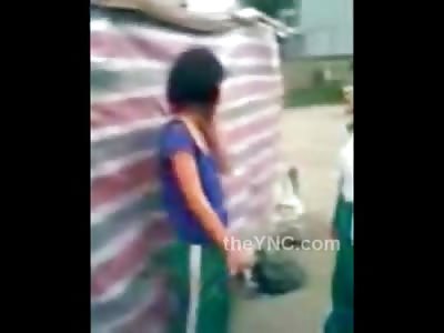 Poor Chinese Girl is Beaten until she Cant Stand Anymore by Ruthless Teen Girls