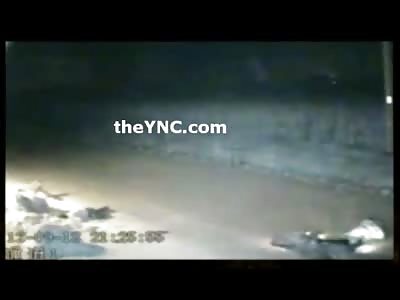 Innocent Man pushing his Bicycle is hit by Drunk Motorcyclist