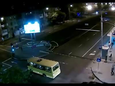 Confused Girl carrying Groceries is Killed Instantly