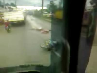 Man Ripped in Half on his Motorcycle in Brutal Accident