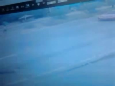 Crossing the Street then Suddenly Killed by Motorcycle