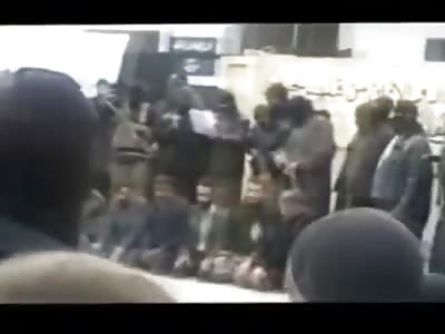 Happy Thanksgiving....Here's a New Brutal Public Execution of 6 Men at the Marketplace