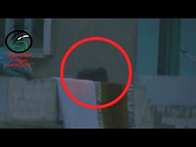 Very Cool Video of a Man getting Hit by a tracer Round..You can see it Ricochet off of his Shoulder