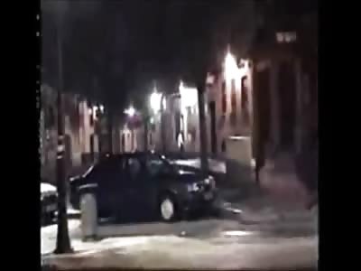 Couple just has to Fuck on the Street Corner