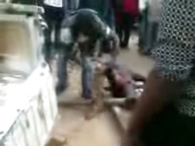 Unbelievable Video of an African Tribe taking off Limbs and Eating a Cooked Human (Watch End when he is Eating)