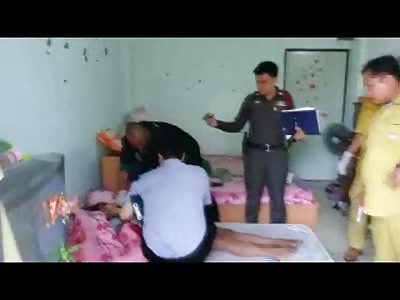 Beautiful Thai Woman Found Dead in her Bed...They Just had to Pull that Top Up