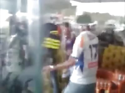 Little School Kids Beat a Man Unconscious Jumping off Car onto his Face