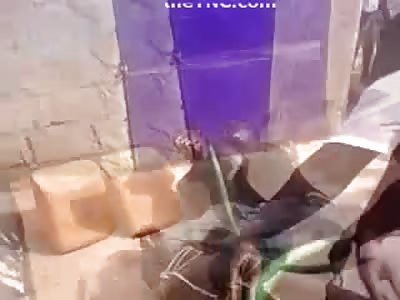 Not a Merry Christmas for this Man....he is Laughed at by the Camera kid as he Frantically SCREAMS for Help