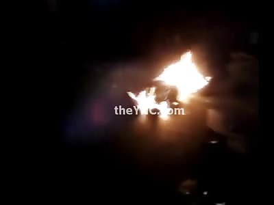 You can still See his Feet...Crispy Feet