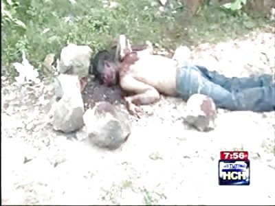 What Remains of a Man Brutally Stoned to Death by Barbaric Lynch Mob