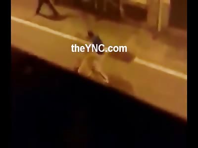 The Odds are Evened When Both Men Pull a Knife and Fight to the Death