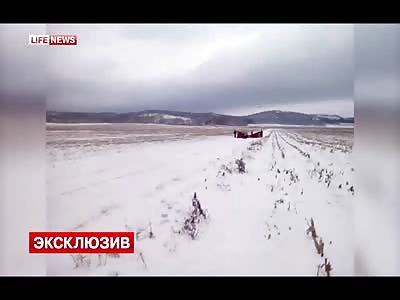 Reckless Paraglider is Killed in Failed Stunt While Tied to a Car During Frigid Temperatures