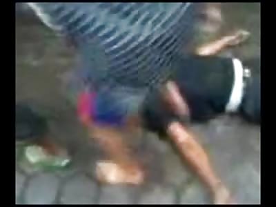 Throwing Up Blood, Death by 1000 Kicks in Circle Jerk 