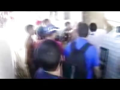 Man Burns To Death inside his House that Caught Fire....Crowd Watches