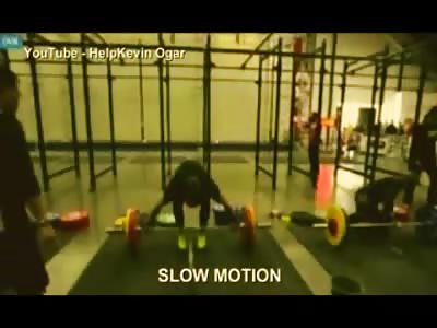 Crossfit Athlete Kevin Ogar Snaps His Spine in Half Paralyzing him While Attempting a Powerlift