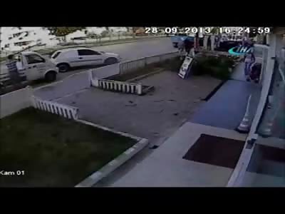 SAD: Elderly Couple Crossing the Road are Tragically Struck by Car