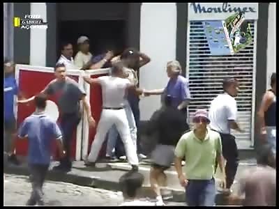 Superman by Bull...Bull takes Man on a Wild Ride 