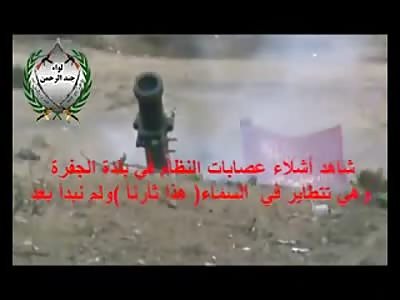 Very Cool Video Shows a Mortar Attack and Several Bodies Flying out of the Building that Was Hit