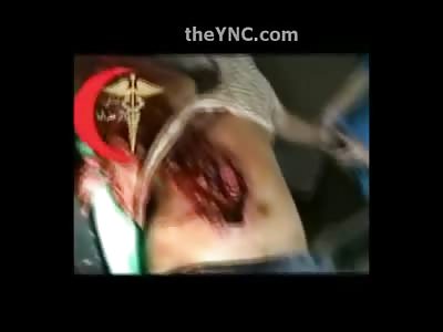 Boy with Deadly Wound lies Helpless in Hospital