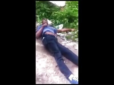 Last Rights..Man dying from Gunshot is asked if he Accepts Jesus..he says Yes and dies moments later