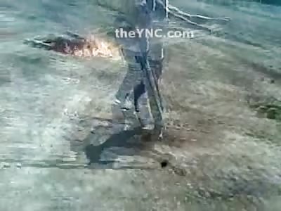 Trying to Burn a Man alive for being Married to Wicked Witch