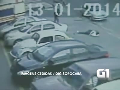 Man is Gunned Down in Cold Blood Running Through Parking Lot