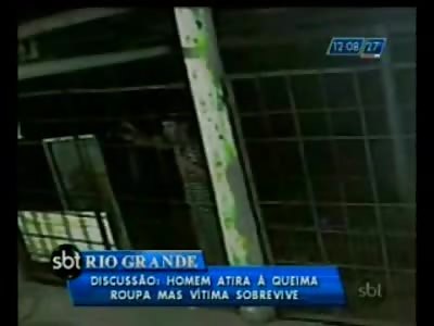 Man standing behind a Fence gets Shot in the Face by 2 Young Boys