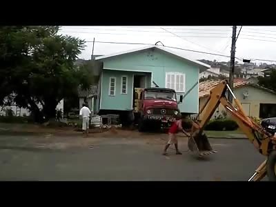 Instant Death: New Video of Biker Breaking his Neck when he does not see a Steel Cable...(Watch Slow Motion Link in Description)