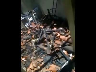 Find the Body, Woman burned Alive in her Home is very hard to find among the Rubble