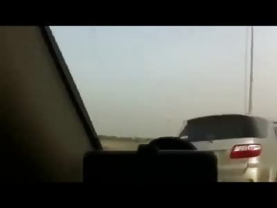 Yep, this Guy had to be Going Really Really Fast