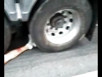 Clear and better video of biker and passenger killed by truck