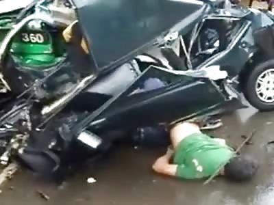 Man in his St. Paddy's Day Shirt Road Kill after Accident