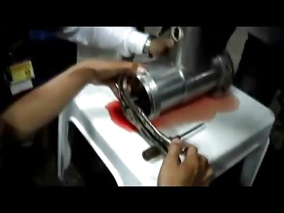 Just Wait Until he Takes his Hand OUT of the Garbage Disposal if you think this is Bad..